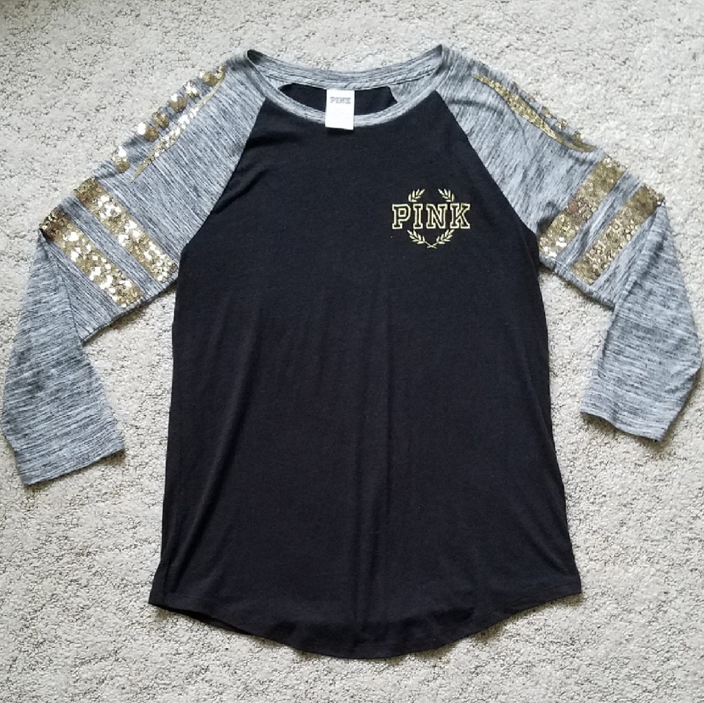 PINK Baseball-T